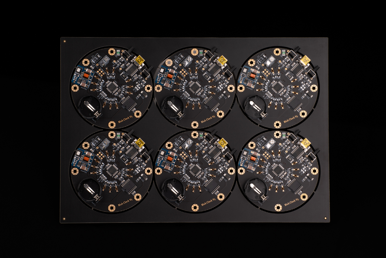 Blub clock electronics Blub clock electronics