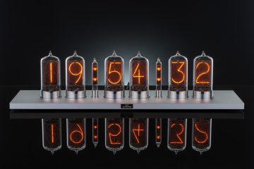 Puri Nixie Clock - silver