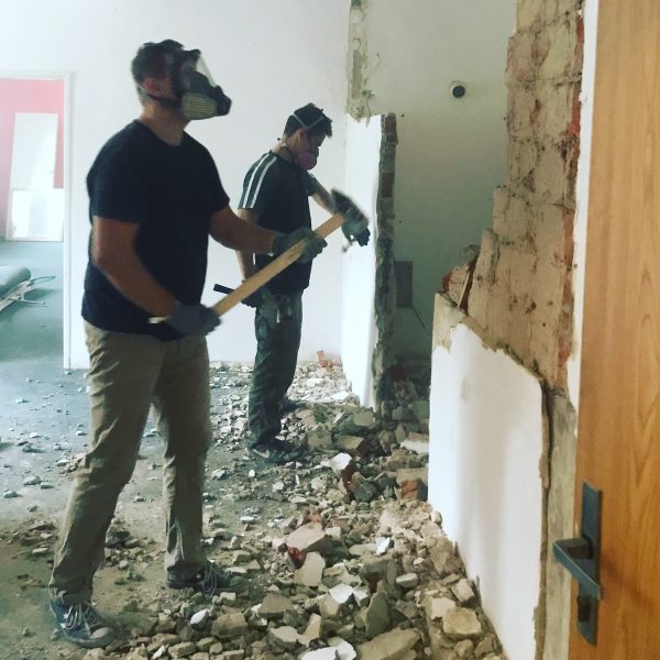 New rooms under construction